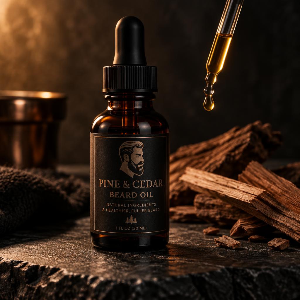 Beard Oil — Cedar & amber · 30 ml