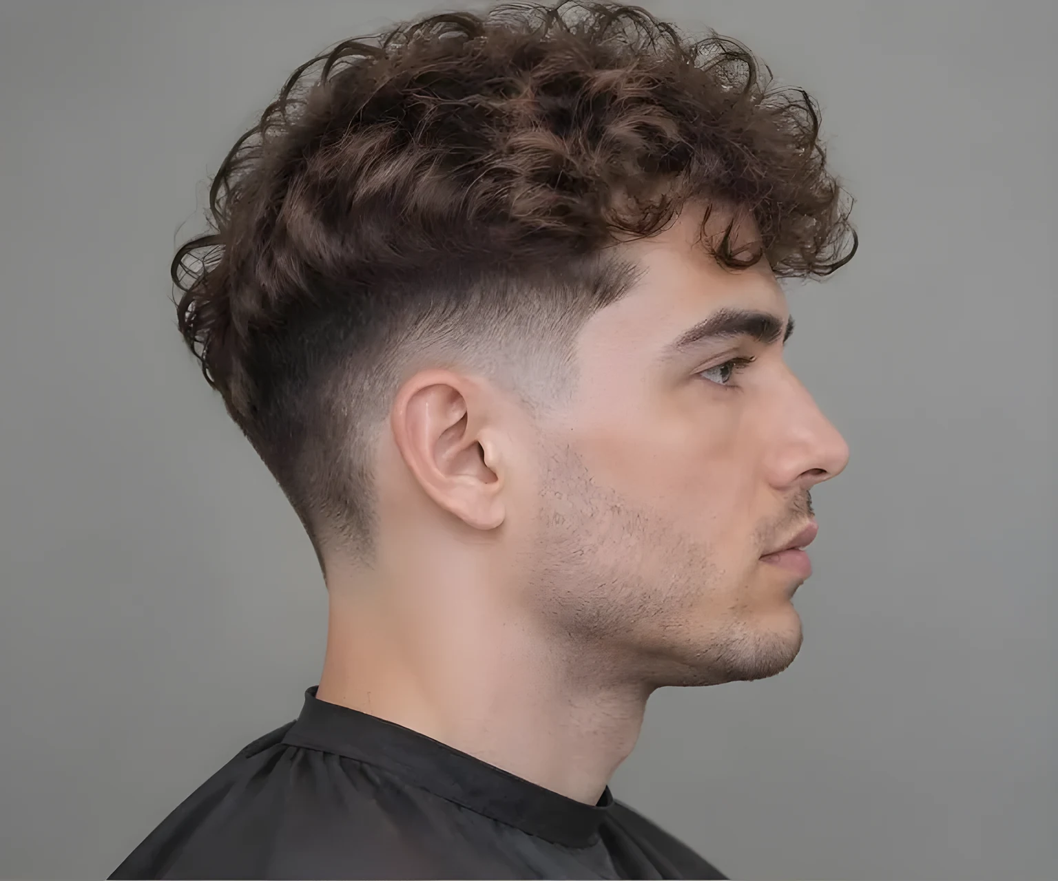 Curly Skin Fade